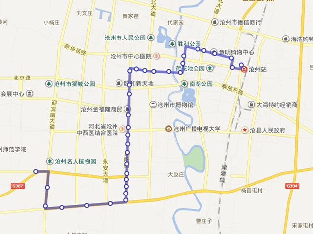 11路公交路线图